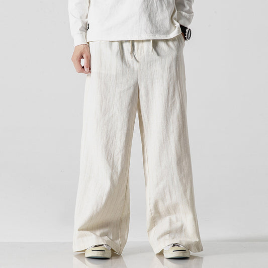 Linen Striped Pants | Edittionaire Essentials